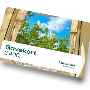 gavekort til glamping - 2400