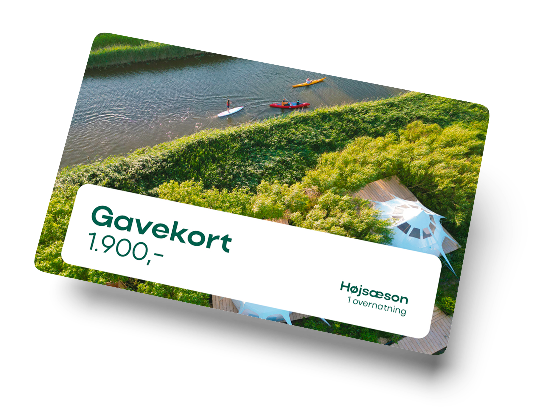 gavekort til glamping - 1900