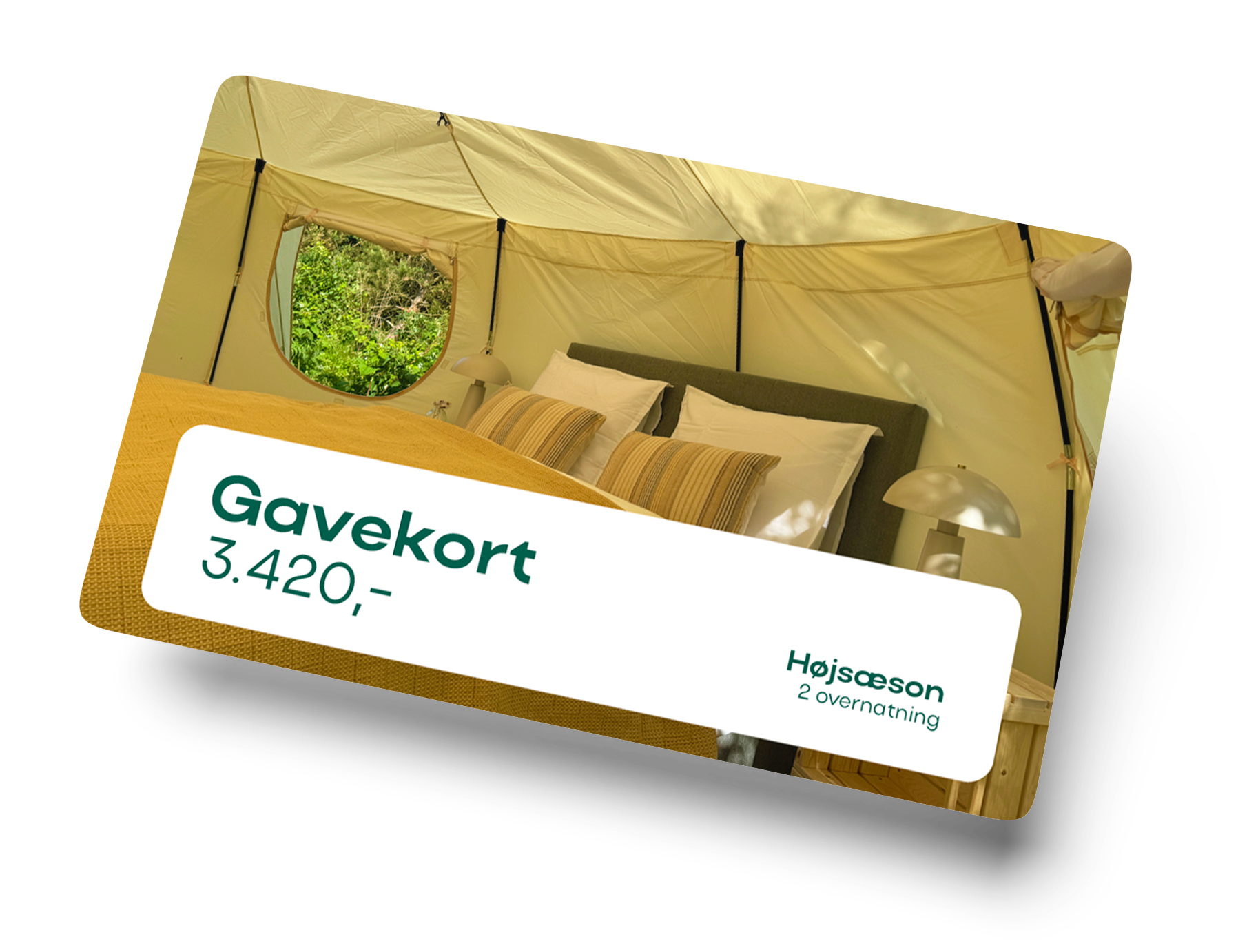 gavekort til glamping - 3420