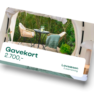 gavekort til glamping - 2700